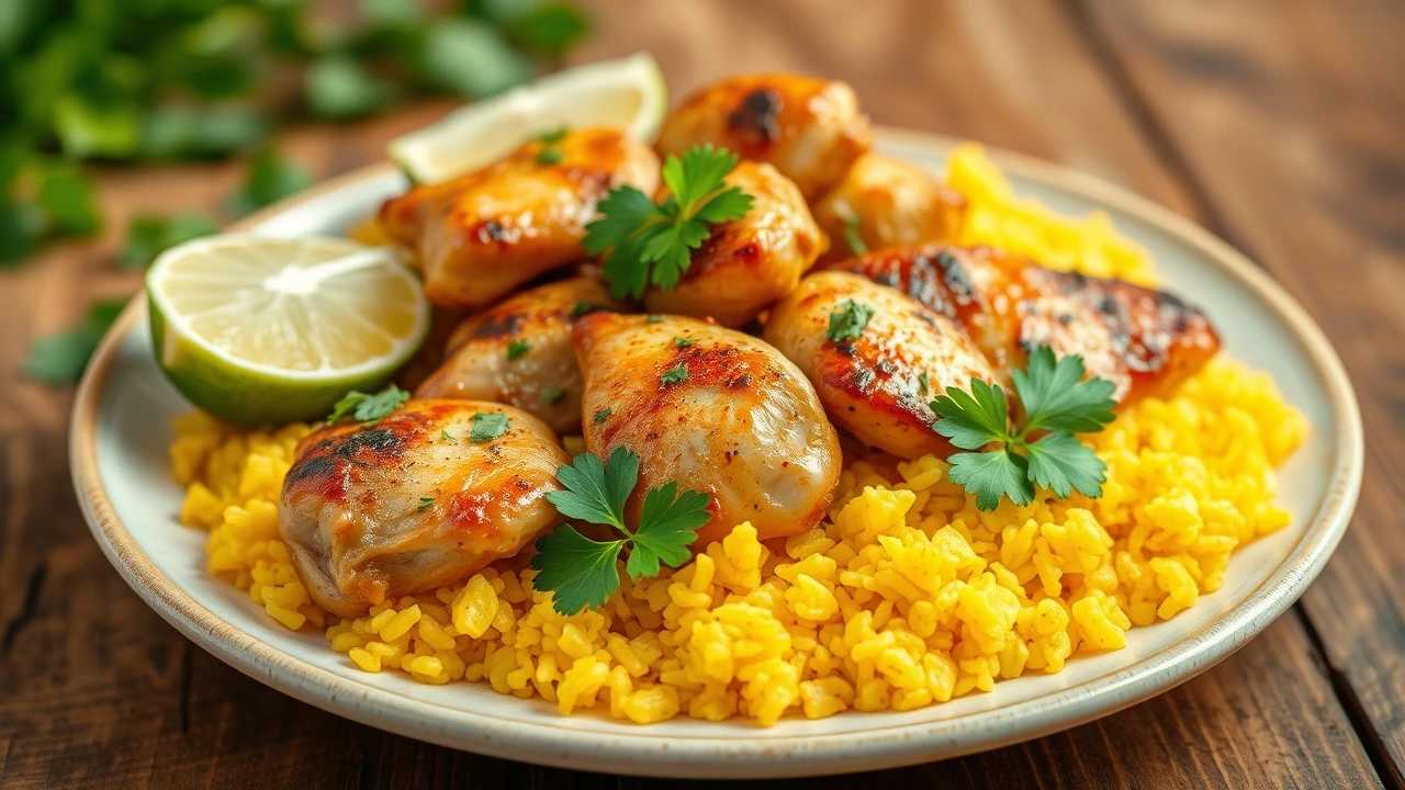 Chicken and Yellow Rice Recipe