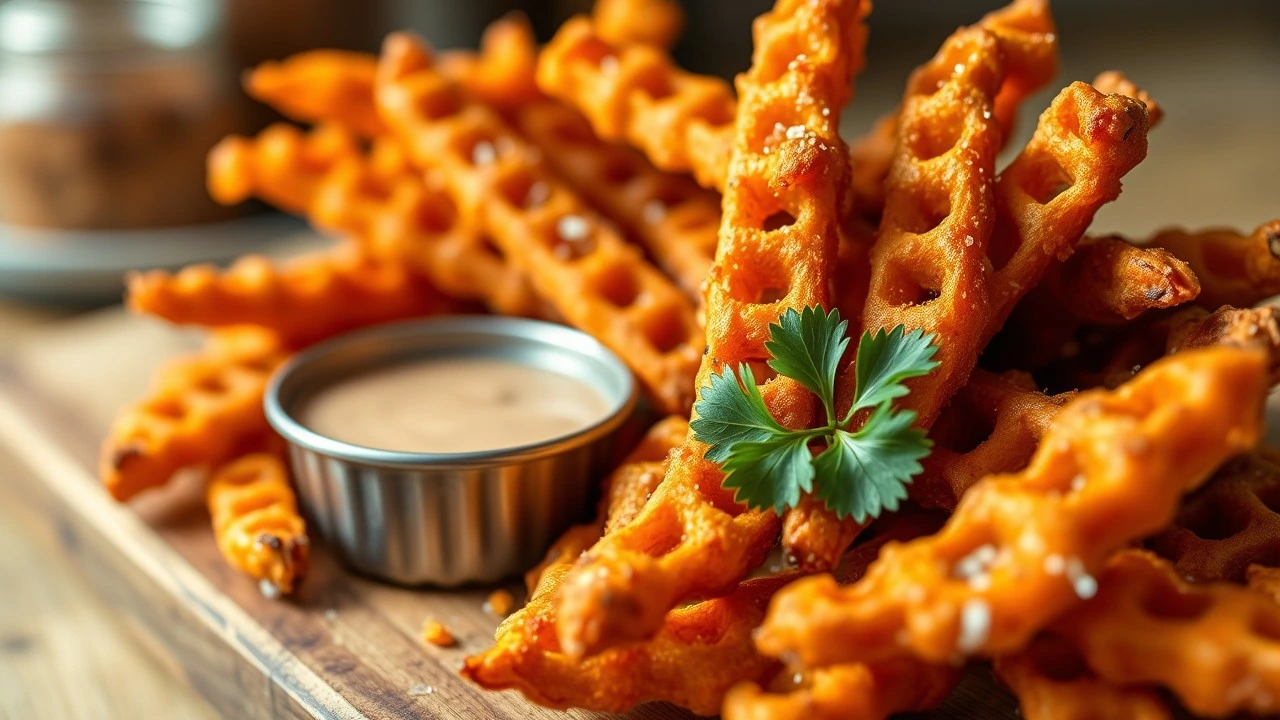 sweet potato waffle fries